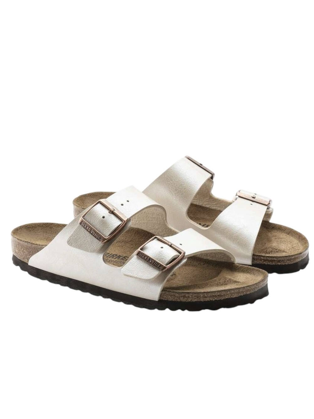 BIRKENSTOCK Arizona Graceful Pearl White Sandals- Women’s Size 41 (EU)/ 10- 10.5 - Picture 3 of 11